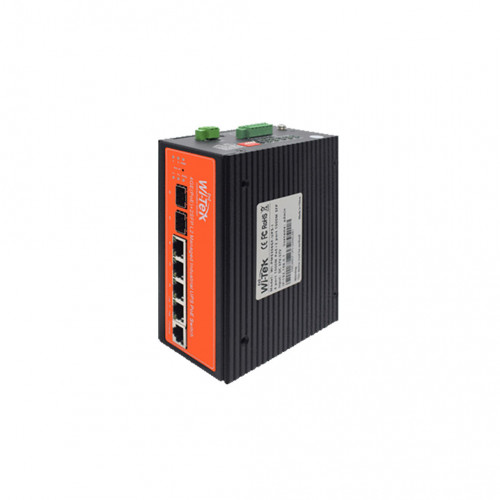 Wi-Tek WI-PMS306GF-UPS-I Индустриальный гигабитный PoE коммутатор