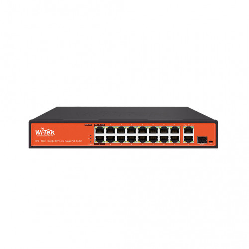 Wi-Tek WI-PS518G (v2) PoE Коммутатор неуправляемый