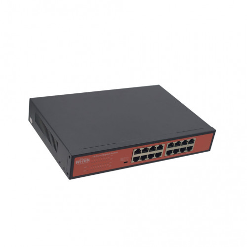 Wi-Tek WI-SG116D V3 PoE Коммутатор неуправляемый 