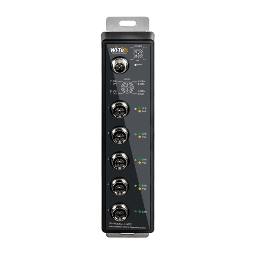 Wi-Tek WI-PS305G-F-M12 Промышленный коммутатор