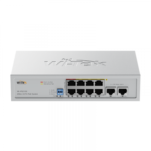 Wi-Tek WI-PS210S V2 PoE Коммутатор