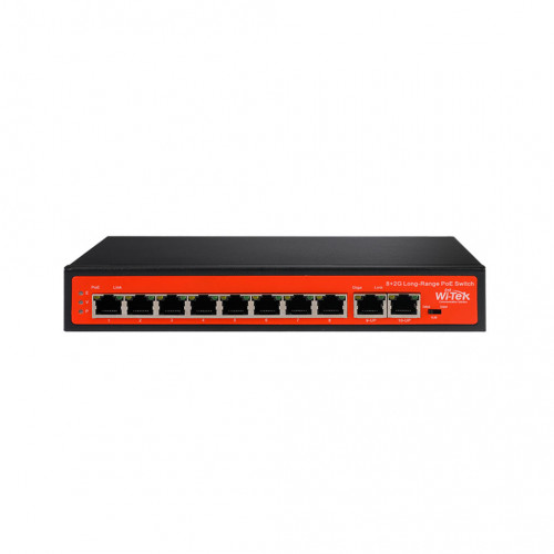 Wi-Tek WI-PS210G V4 PoE Коммутатор неуправляемый 
