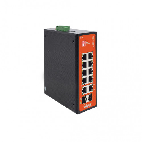 Wi-Tek WI-PS212GF-I Неуправляемый Poe коммутатор 