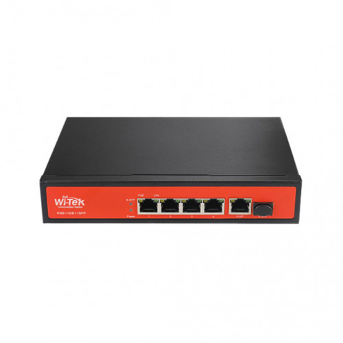 Wi-Tek WI-PS305GF PoE коммутатор неуправляемый