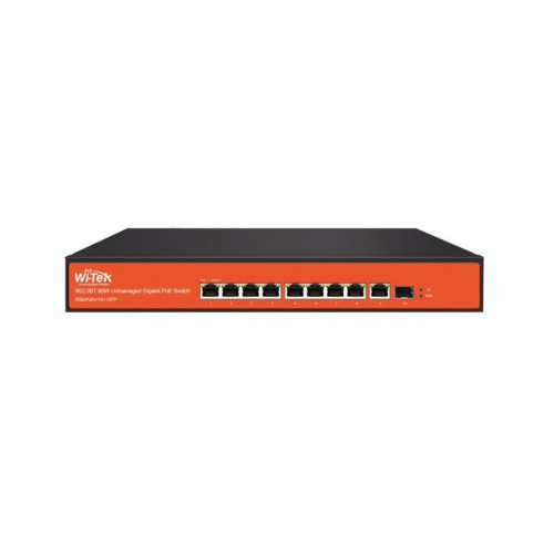 Wi-Tek WI-PS310GF-BT Неуправляемый коммутатор