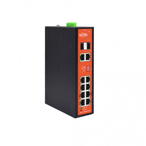 Wi-Tek WI-PS310GF-I V2 Промышленный коммутатор