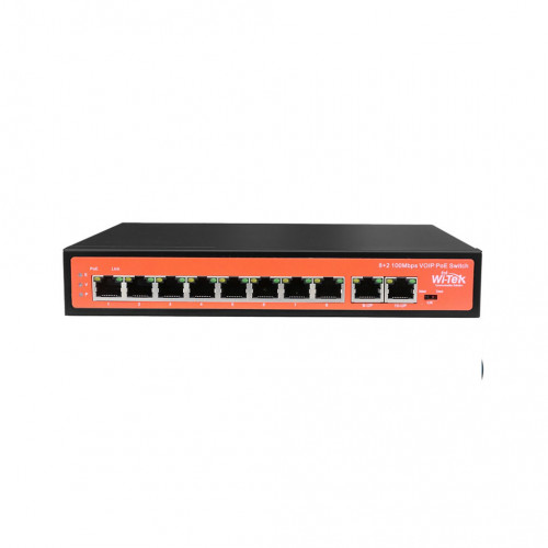 Wi-Tek WI-PS510V Коммутатор неуправляемый с функцией PoE
